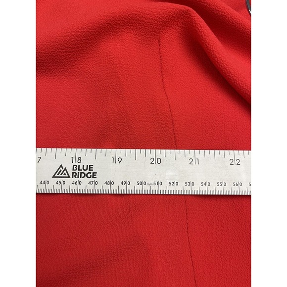 Vici Orange One Shoulder Poncho Blouse Size Large Made In USA - Picture 6 of 8